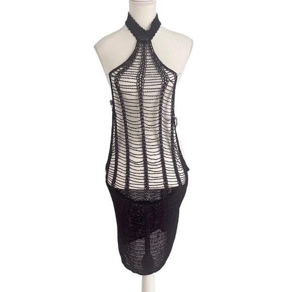 Custom made sequin knitted backless - Picture 1 of 4
